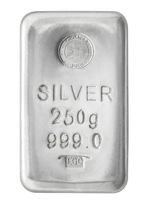 Emirates | 250g Pure Silver Bar 999 - 250 Grams