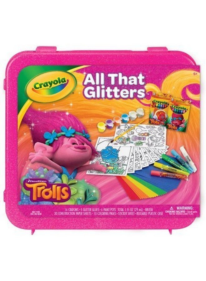 Crayola Dreamworks Trolls All That Glitters Coloring Kit - Image 1