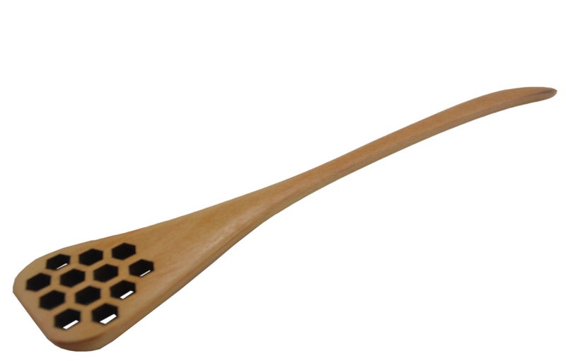 Thaoya 7 Wooden Honey Dipper Sticks Honey Comb Spoons For Handmade Honey Dispenser and Mixing Stirrer 6pack 