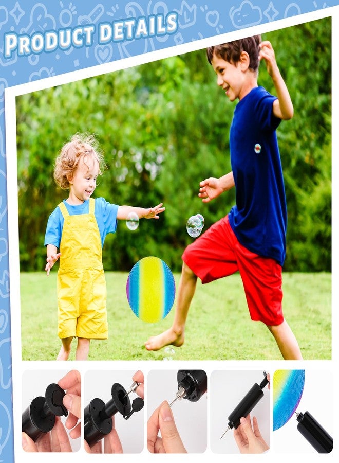 LovesTown Playground Ball with Pump, 8.5 Inch Kickball Dodgeball, for 4 Square Ball Game, Kids Sport Play - Image 4