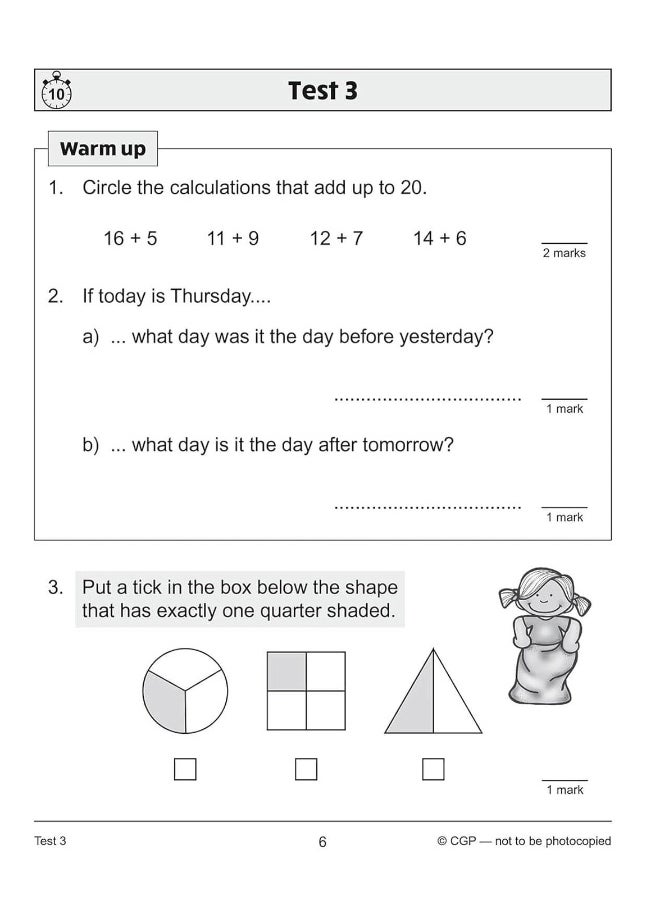 KS1 Year 2 Maths 10-Minute Tests: Problem Solving  - Image 4