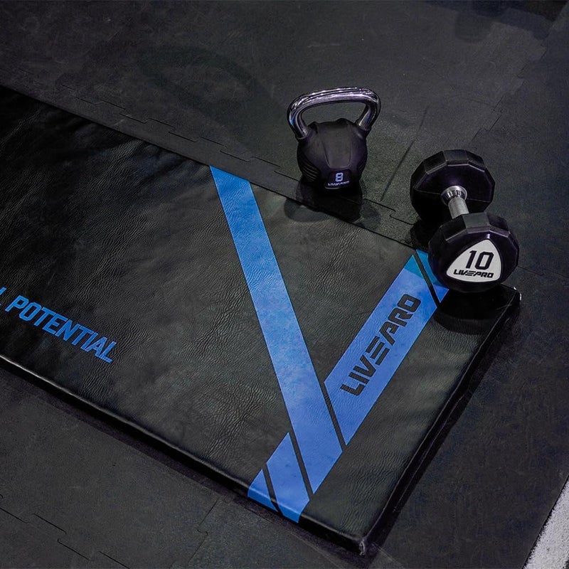 ليف برو بساط يوجا LiveUp Multi Purpose Strtch Mat-Bk - أسود - Image 3