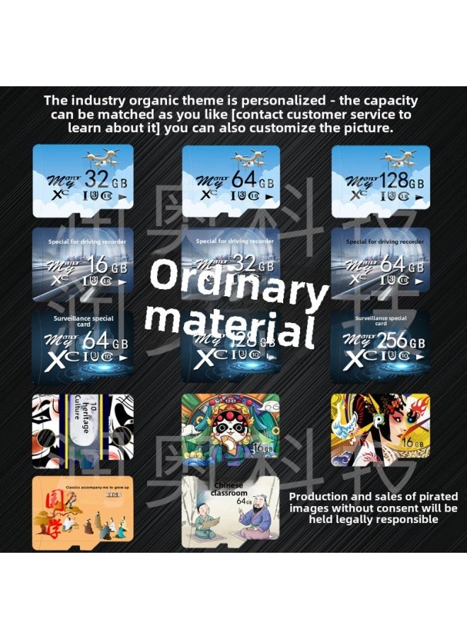 128G Memory Card Class10 High-speed Mobile Phone Storage Card SD Card TF Card Flash Card High-speed Memory Card Wholesale-Color:Black-Capacity:128GB-quality Version U3  - Image 3