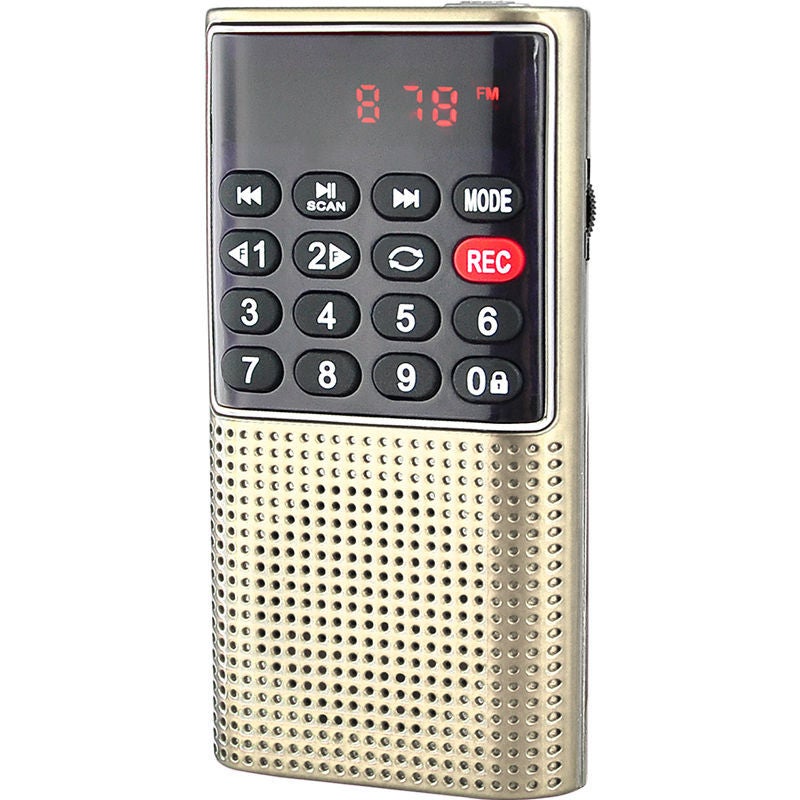 Happy Accompanying L328 Mini Recorder Digital Singing With Card Portable Elderly Radio - Image 1