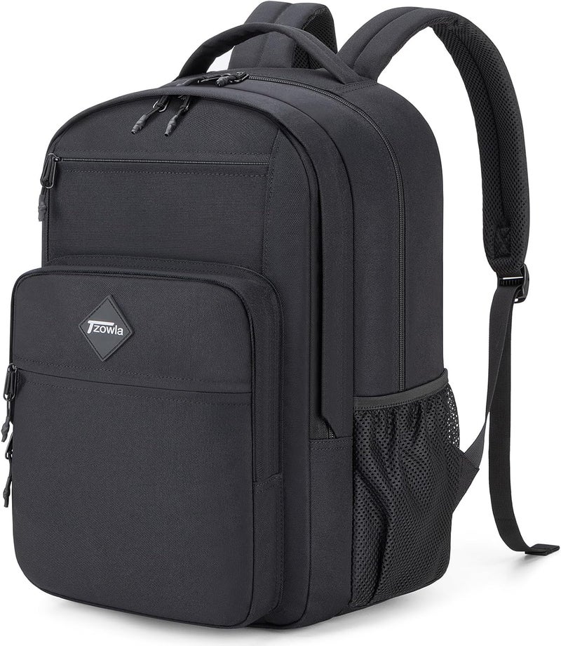 Tzowla School Backpack for Teen Girs and Boys,15.6 Inch Laptop Bookbag for 14-18 Teenage,Lightweight Students Backpacks - Image 1