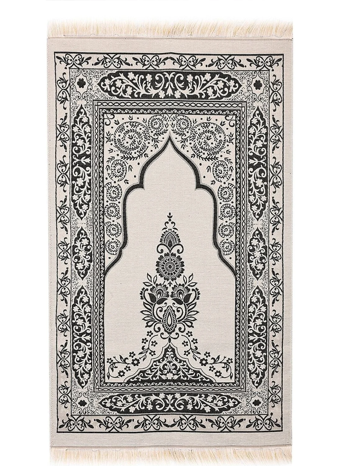 Dilex Gift Dowry Bundle Taffeta Fringed Prayer Rug Set