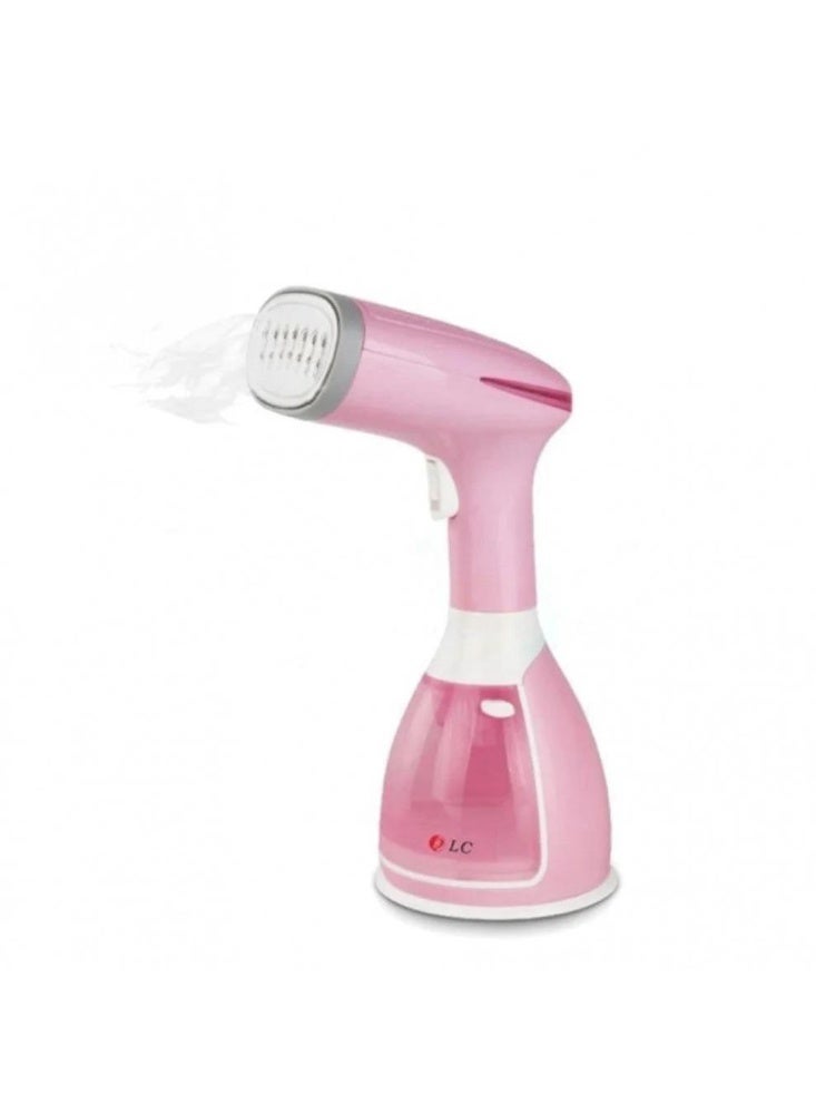 LC DLC Portable Handheld Garment Steamer in Pink – Powerful Steam Ironing for All Fabrics – Ergonomic & Lightweight Design – Easy to Use & Travel-Friendly - Image 1