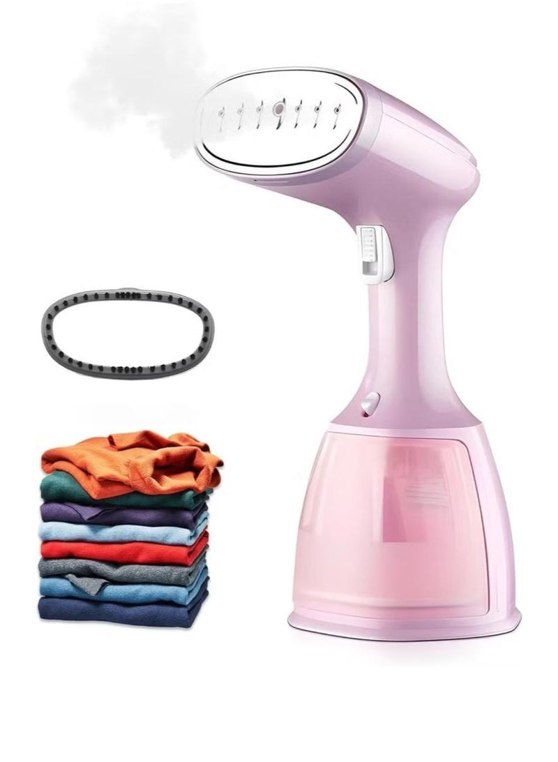 LC DLC Portable Handheld Garment Steamer in Pink – Powerful Steam Ironing for All Fabrics – Ergonomic & Lightweight Design – Easy to Use & Travel-Friendly - Image 2
