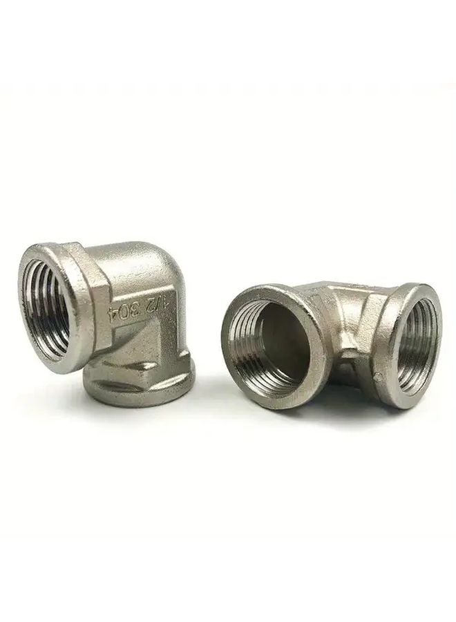 Type B 2 304 Stainless Steel G1 2 90 Degree Inside Outside Thread Bend Water Heating Connector - Image 1