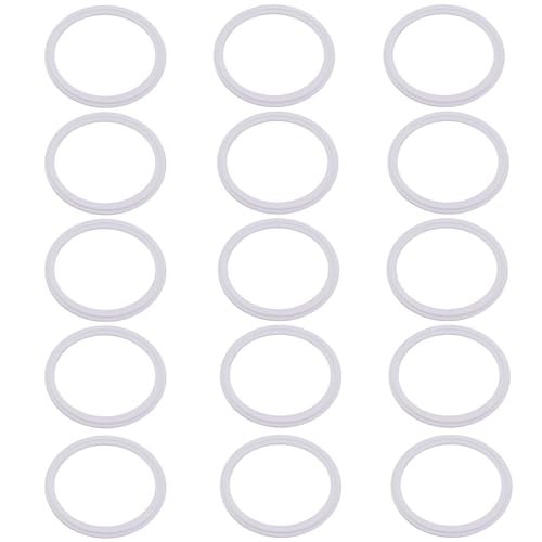 DERNORD PTFE Teflon TriClamp Gasket ORing 3 Inch Style Fits OD 91MM Sanitary Pipe Weld Ferrule Pack of 15 - Image 1