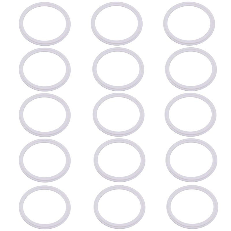 DERNORD PTFE Teflon TriClamp Gasket ORing 3 Inch Style Fits OD 91MM Sanitary Pipe Weld Ferrule Pack of 15 - Image 2