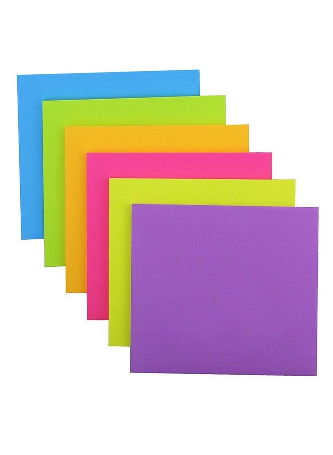 SIMONA Sticky Notes 4x6, 6 Color Bright Colorful Sticky Pad, 6 Pads/Pack, 45 Sheets/Pad, Self-Sticky Note Pads - Image 2