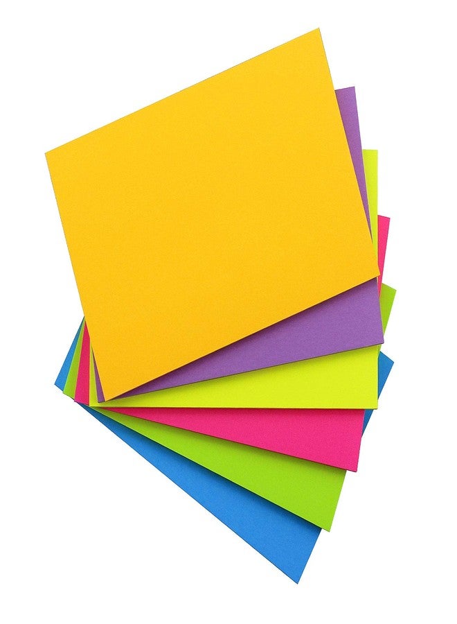 SIMONA Sticky Notes 4x6, 6 Color Bright Colorful Sticky Pad, 6 Pads/Pack, 45 Sheets/Pad, Self-Sticky Note Pads - Image 1