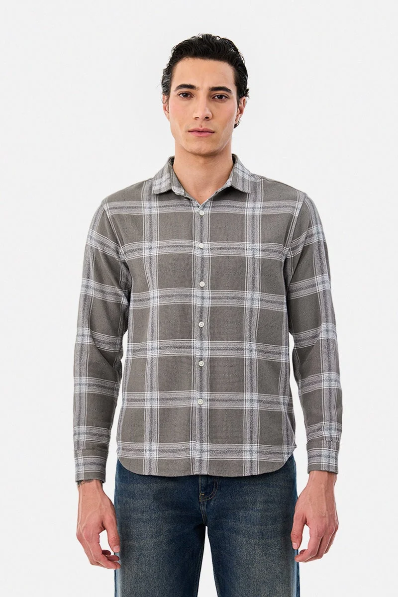 سنيتش Checks Regular Fit Shirt