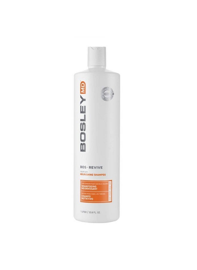 BOSLEYMD Bosrevive Nourishing Shampoo For Noticeably Thinning Hair (Color Safe) 33.8 Fl Oz  - Image 1