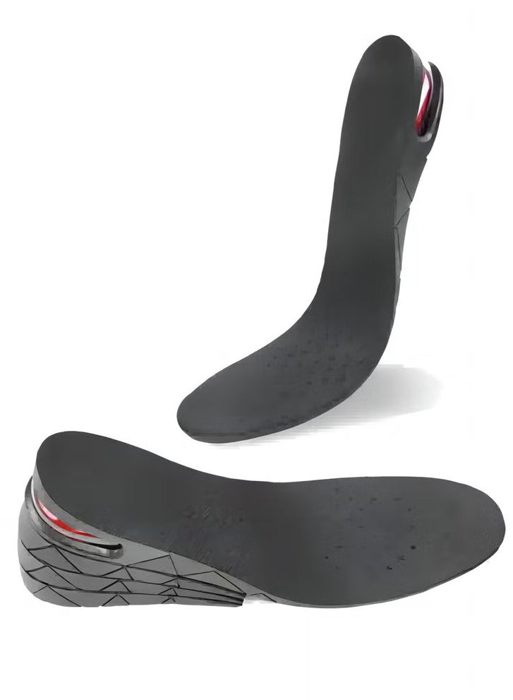 shomira 4 Layer Unisex Height Increase Insole Lift Men Women Insole Lift Kit Air Cushion Heel Insert 4 Layer (3.54  - Image 1