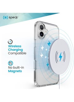 Speck Speck Clear iPhone 16 - Slim Phone Case iPhone 16 - iPhone 16 Phone Case - GemShell - Crystal Clear  - Image 5