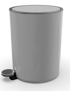 Primanova Lenox Pedal Dustbin Gray 5 Lt 