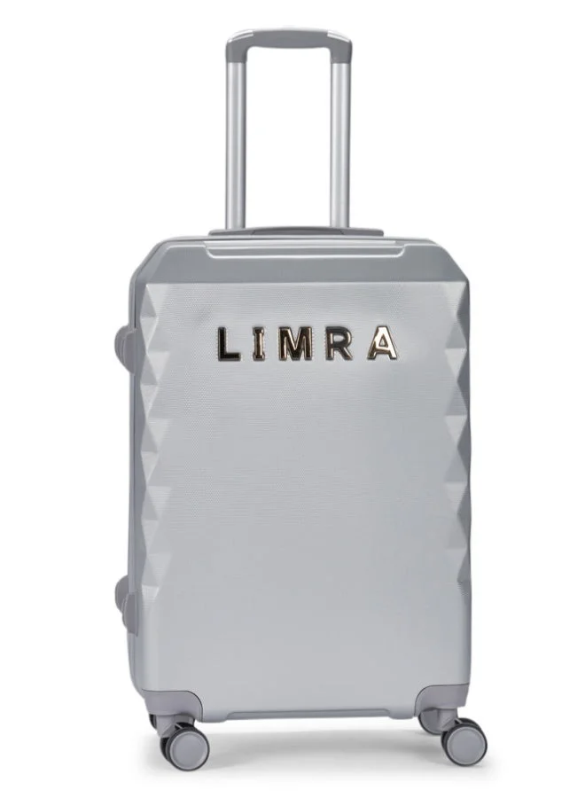 Limra Cabin Carry Check-In Luggage Trolley Size 20 inch Silver