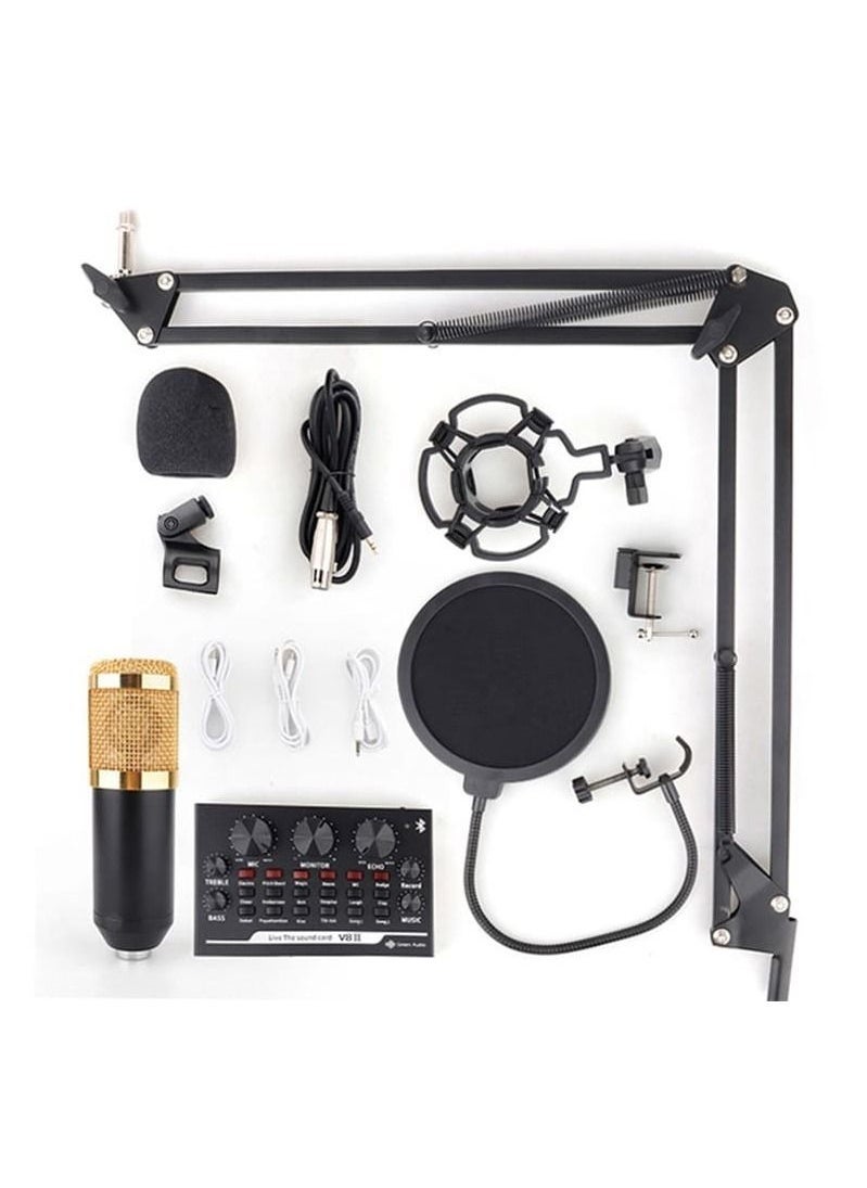 Adjustable Recording Condenser Microphone with Kit V8 - Image 3