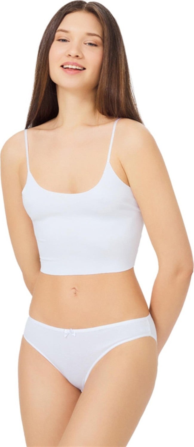 COTTONHILL Basic Cotton Women's Bikini Panties 7 Pack  - Image 3