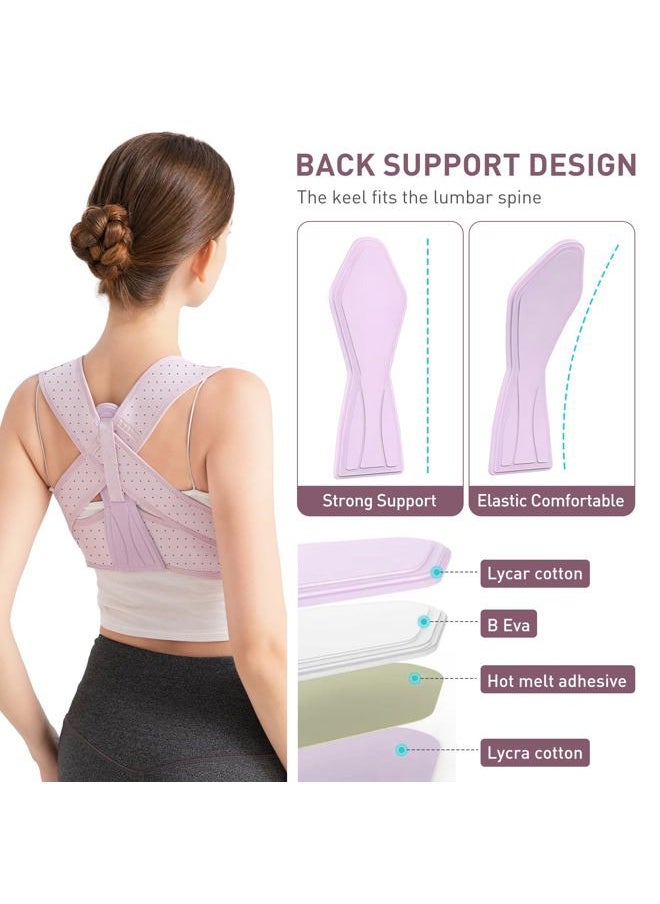 youngevity Posture Corrector For Women, Adjustable Back Brace For Posture, Back Posture Corrector Providing Pain Relief From Lumbar, Neck, Shoulder, And Clavicle, Back (S/M Upper Waist 25-36 Inch)  - Image 2