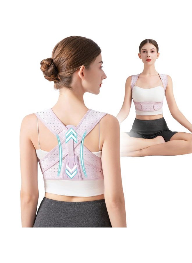 youngevity Posture Corrector For Women, Adjustable Back Brace For Posture, Back Posture Corrector Providing Pain Relief From Lumbar, Neck, Shoulder, And Clavicle, Back (S/M Upper Waist 25-36 Inch)  - Image 1
