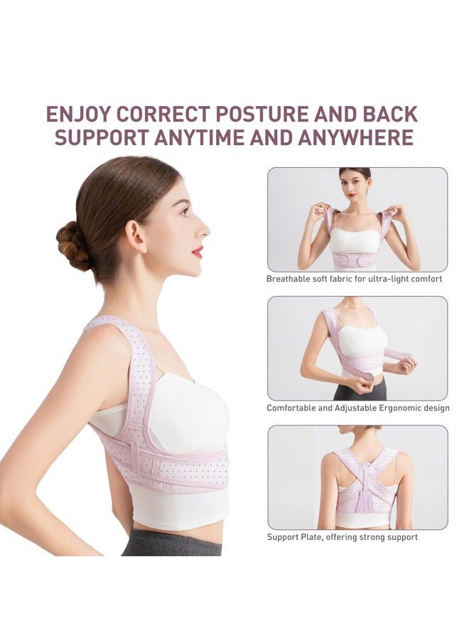 youngevity Posture Corrector For Women, Adjustable Back Brace For Posture, Back Posture Corrector Providing Pain Relief From Lumbar, Neck, Shoulder, And Clavicle, Back (S/M Upper Waist 25-36 Inch)  - Image 5