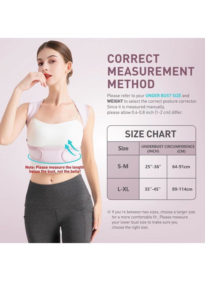 youngevity Posture Corrector For Women, Adjustable Back Brace For Posture, Back Posture Corrector Providing Pain Relief From Lumbar, Neck, Shoulder, And Clavicle, Back (S/M Upper Waist 25-36 Inch)  - Image 4