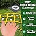 DHXGON Giant Tic Tac Toe Strap Game Outdoor 4FT x 4FT Portable Tic Tac Toe Bean Bag Toss with 10pcs Bean Bag Large Outdoor Lawn Yard Backyard Carnival Field Day Jumbo Yard Games for Family - Image 3