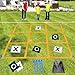 DHXGON Giant Tic Tac Toe Strap Game Outdoor 4FT x 4FT Portable Tic Tac Toe Bean Bag Toss with 10pcs Bean Bag Large Outdoor Lawn Yard Backyard Carnival Field Day Jumbo Yard Games for Family - Image 2