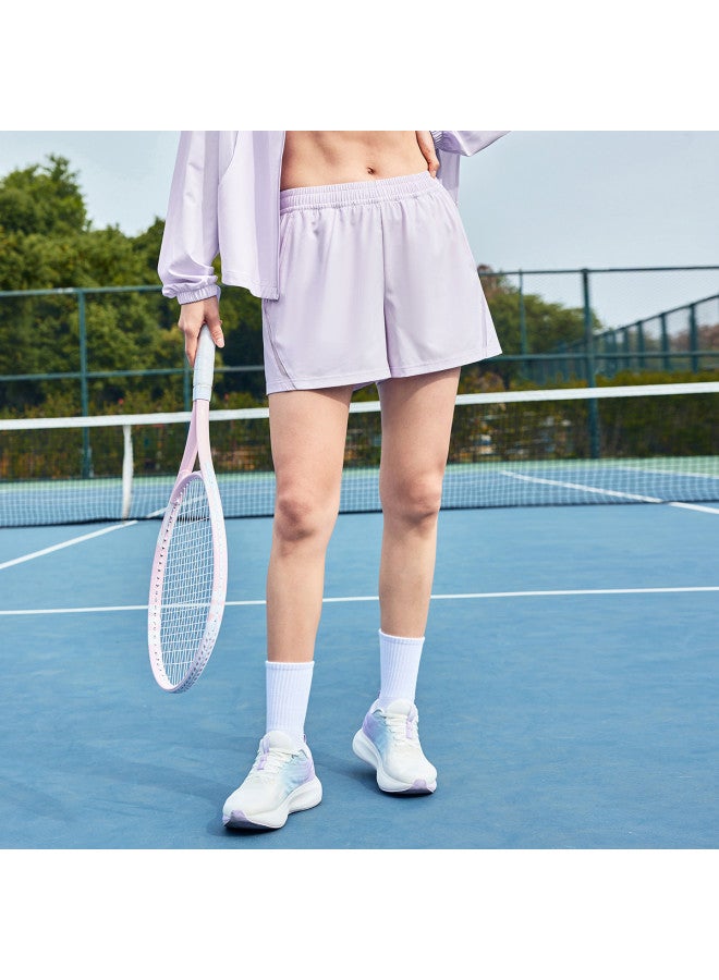 إكستيب 【مضاد للبكتيريا سريع الجفاف】 شورتات رياضية للنساء، بنسج جديد صيفي، شورتات ركض خفيفة الوزن تسمح بتبادل الهواء وطرد الرطوبة - Image 5