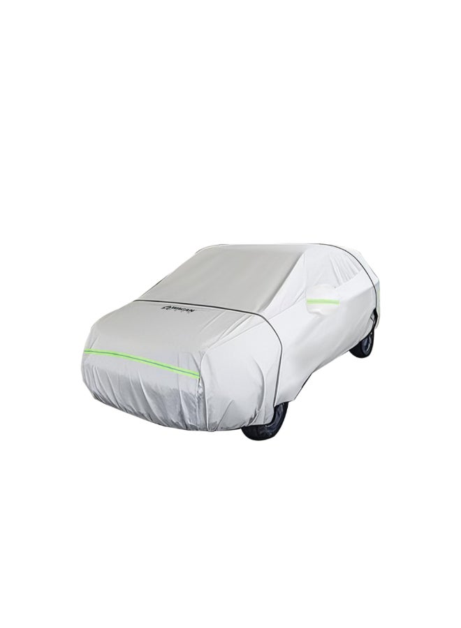 WAGAN Triple Windproof Design All Weather Protection Car Cover Light Grey 120 x 200 x 570 cm #5103-4 - Image 1