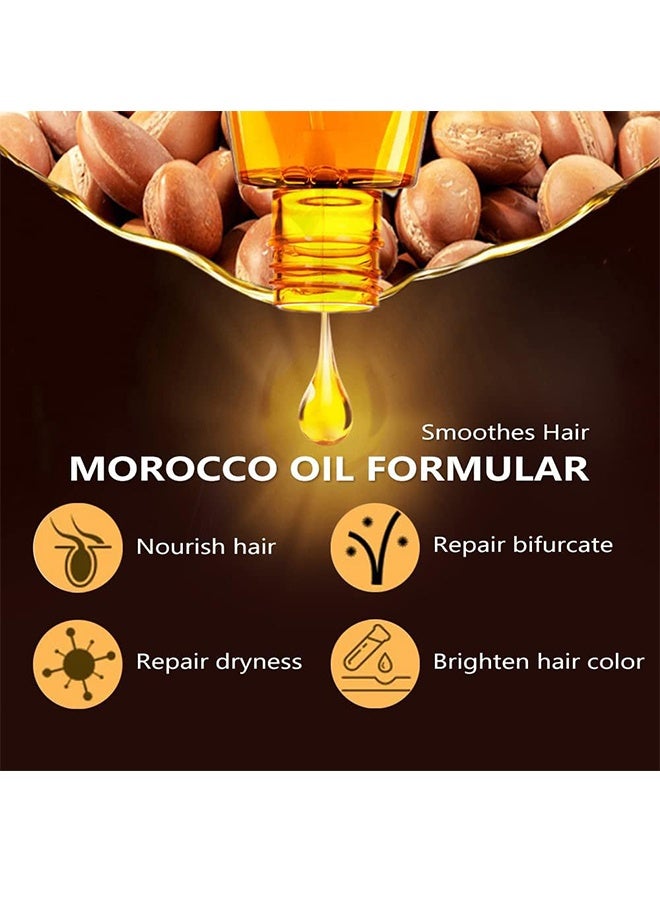 Moroccan Oil Treatment Moroccan Hair Oil, Original Argan Oil Serum, Nourish Frizzy Hair, Smooth And Shiny Hair Conditioner, For All Hair Types 100ML - Image 5