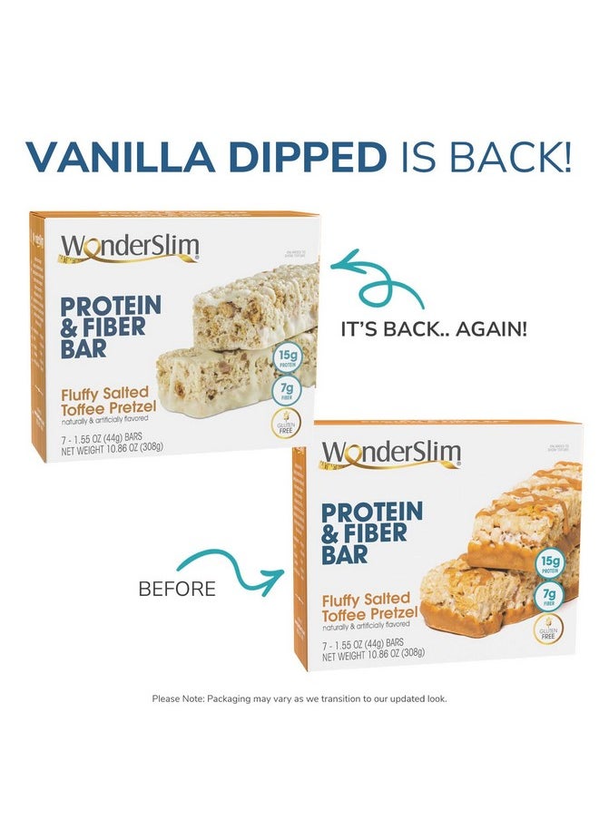 WonderSlim Protein & Fiber Bar, Salted Toffee Pretzel, 15g Protein, 7g Fiber, Gluten Free (7ct) - pzsku/Z5C2B1AA1F449E8A73314Z/45/_/1739864418/18a9df94-0709-434c-9fac-9a3886a335b1