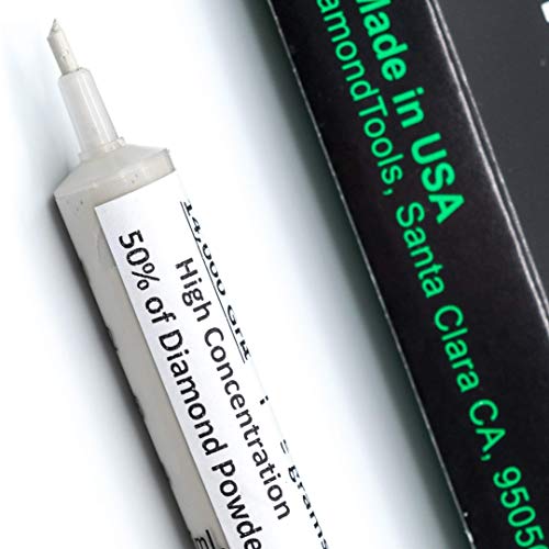 TechDiamondTools Diamond Polishing Compound Polishing Paste USA Made 14,000 Grit 0-1 Microns for Marble Glass Metal Rock Jewelry Resin Silver Chrome Gemstone with High Concentration of Diamond Powder - Image 1