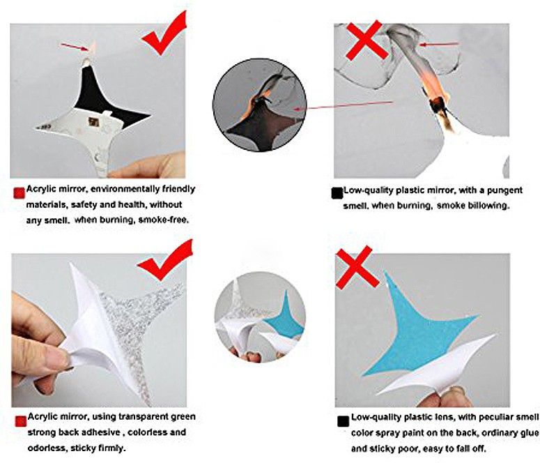 Eja Art مرآة ثلاثية الأبعاد فضية تقليدية من EJA بجودة صب نقية - Image 3