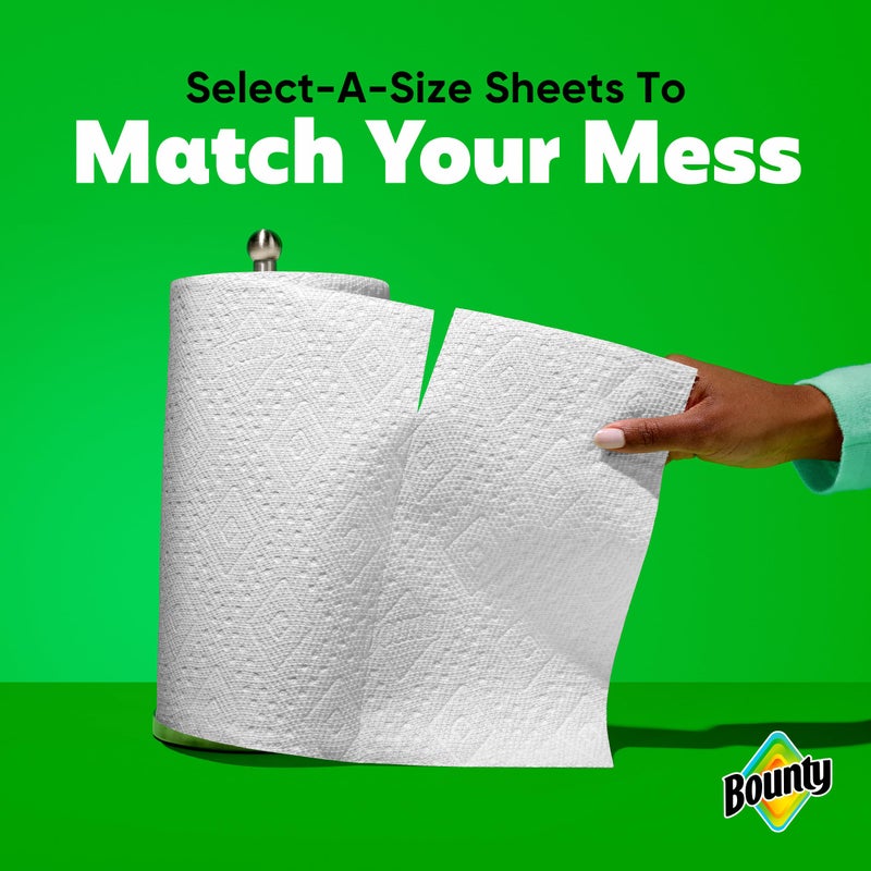 Bounty Select-A-Size Paper Towels, White, 2 Triple Rolls = 6 Regular Rolls - Image 5