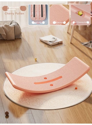 Children's Balance Board Smart Board Sensory Training Equipment Seesaw Household Indoor Toy Curved Board Balance Beam-Color:Big Children Model-sakura Pink [0-12 Years Old-available Within 75kg ] - pzsku/Z5C2B380C7501347B923FZ/45/1745822518/1bc42126-7a87-4fe1-b3e3-fae216bf8e53