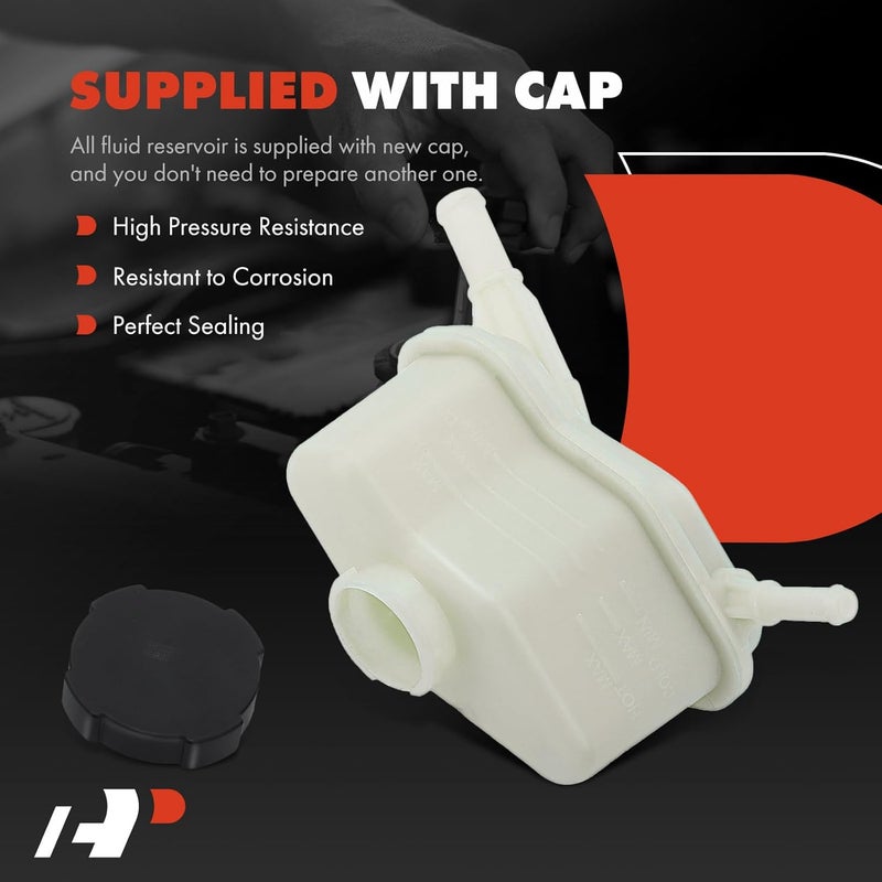 A-Premium Power Steering Reservoir Tank with Cap - Image 4