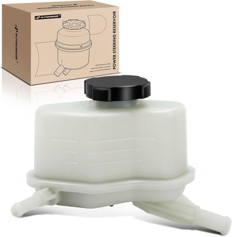 A-Premium Power Steering Reservoir Tank with Cap - Image 1