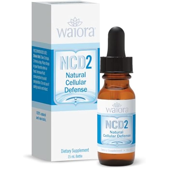 Waiora NCD2 Liquid Mineral Supplement, Advanced Cellular Support Formula, Daily Digestive & Detox, Immune, pH Balance, Cleansing; Easy-to-Use Drops (One .5 oz Bottle, 90 serv) - Image 1