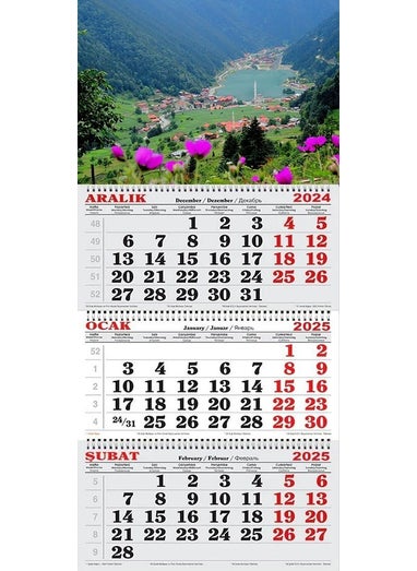 GENC DIJITAL BASKI GENC DIGITAL PRINTING 2025 Sailor Calendar-Long Lake 
