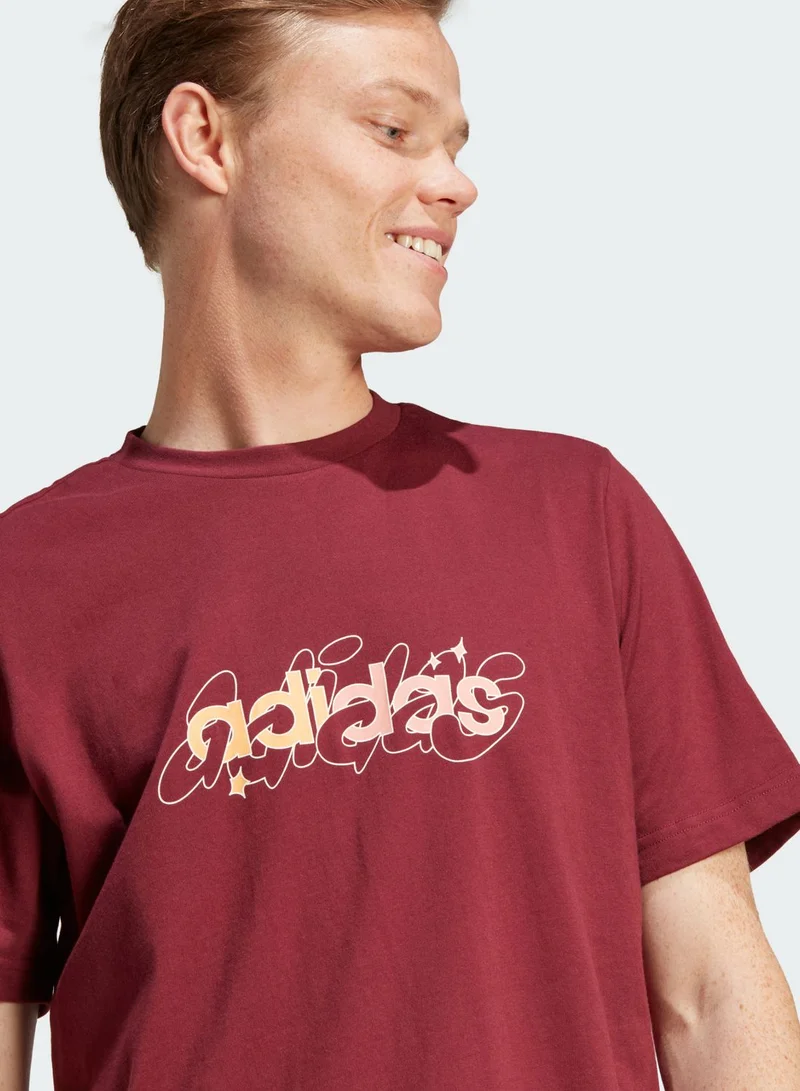 Adidas Illustrated Linear T-Shirt
