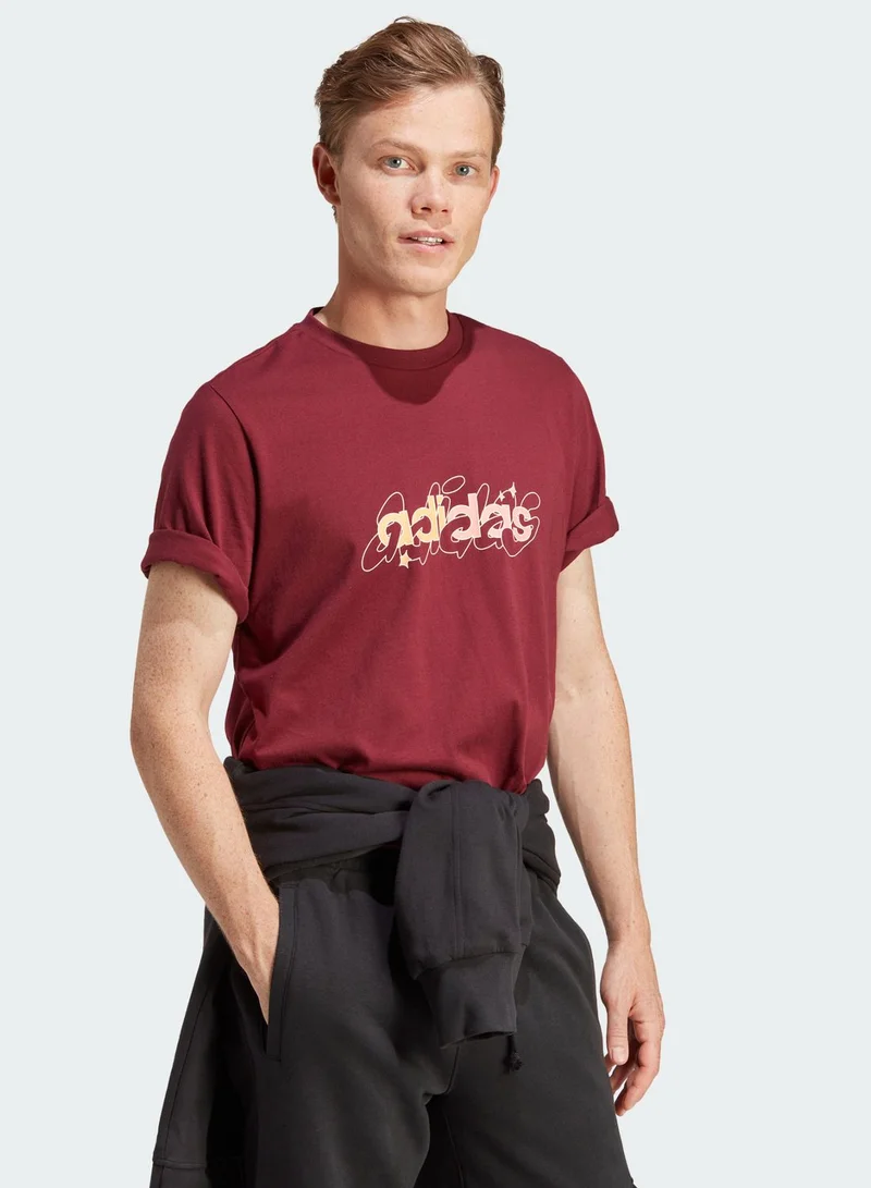 Adidas Illustrated Linear T-Shirt