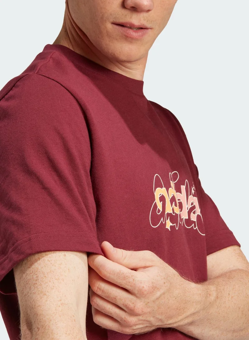 Adidas Illustrated Linear T-Shirt