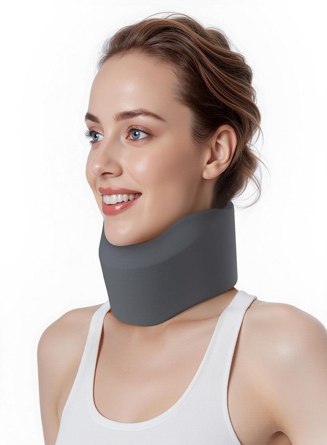 Dr Helix Grey Neck Support Belt - Adjustable Cervical Collar for Neck Pain Relief & Posture Support - Ideal for Neck Strain, Whiplash, and Post-Surgery Recovery - (Pack of - 1) - Image 1