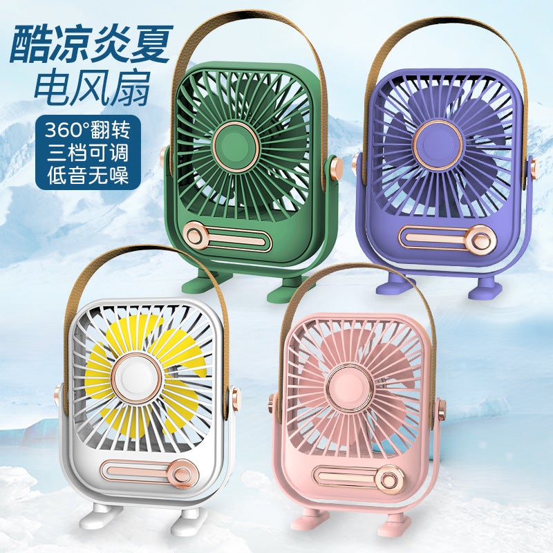 Desk Mini Folding Telescopic Usb Rechargeable Fan Portable Fan Manufacturer - Image 5