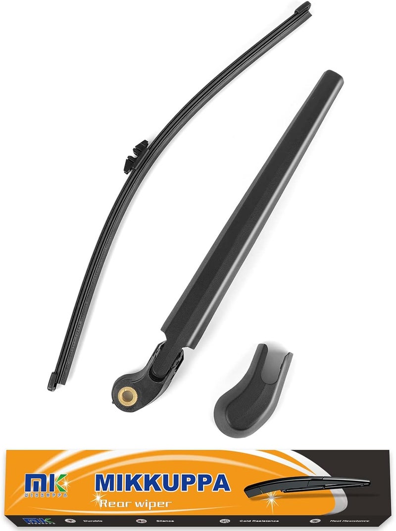 MIKKUPPA Rear Wiper Arm Blade - Replacement for X5 X5M E70 2007-2013 - Back Windshield Wiper Assembly Replacement - All Season Natural Rubber Cleaning Window - Image 1