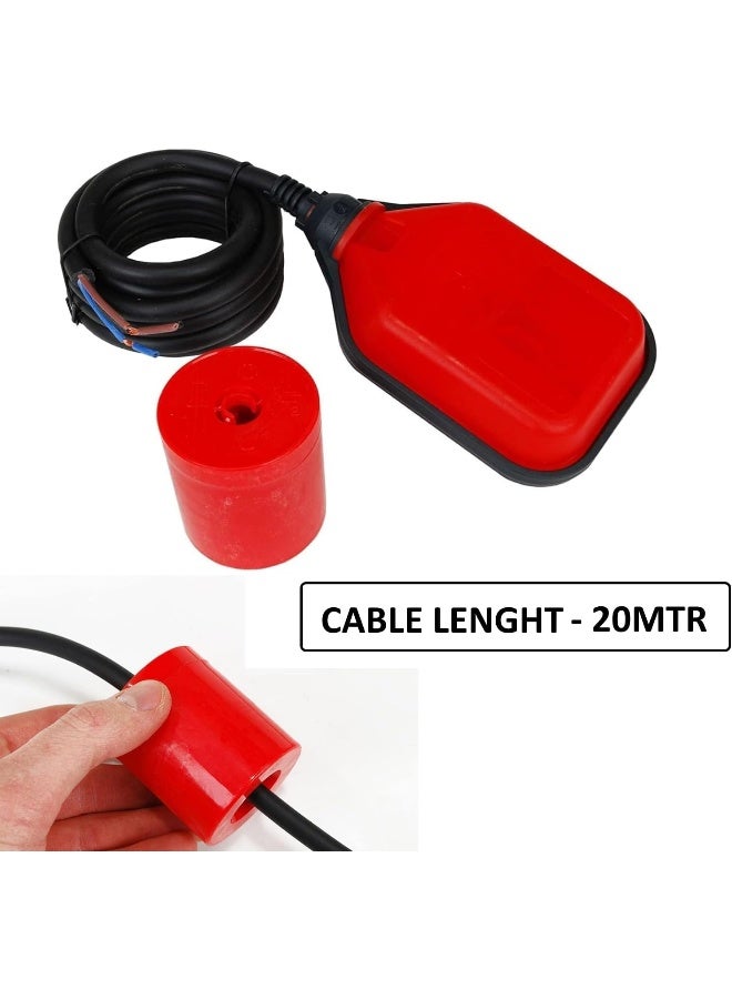melfi Automatic Water Level Controller Float Switch - Submersible Sensor For Water Tanks And Pumps | Easy Installation For Pump Control And Liquid Level Adjustment  - Image 2